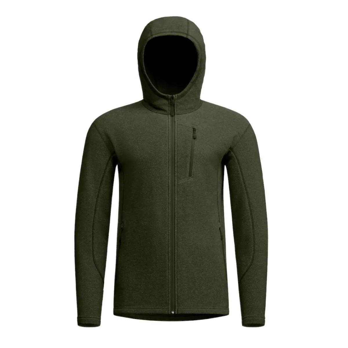 Sitka Shirts|Swimwear<Men's Snowcrest Full-Zip Hooded Fleece Olive Green Heather