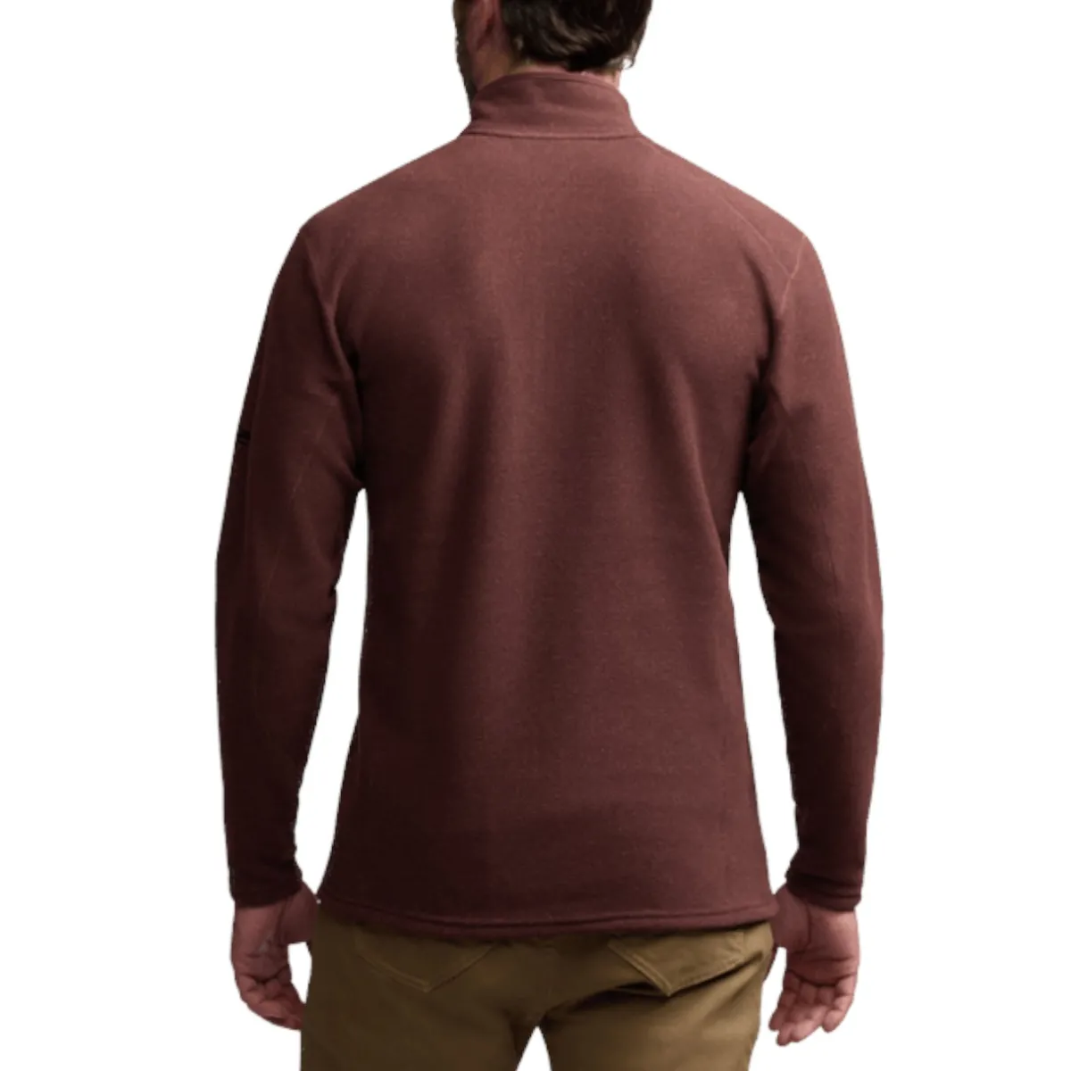 Sitka Shirts|Swimwear<Men's Snowcrest Half-Zip Fleece Pullover Cherry Wood Heather