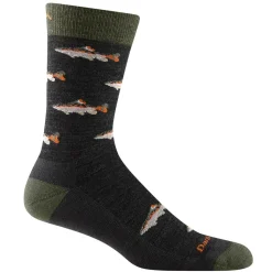 Darn Tough Boxers And Panties|Socks<Men's Spey Fly Crew Lightweight Lifestyle Socks Charcoal