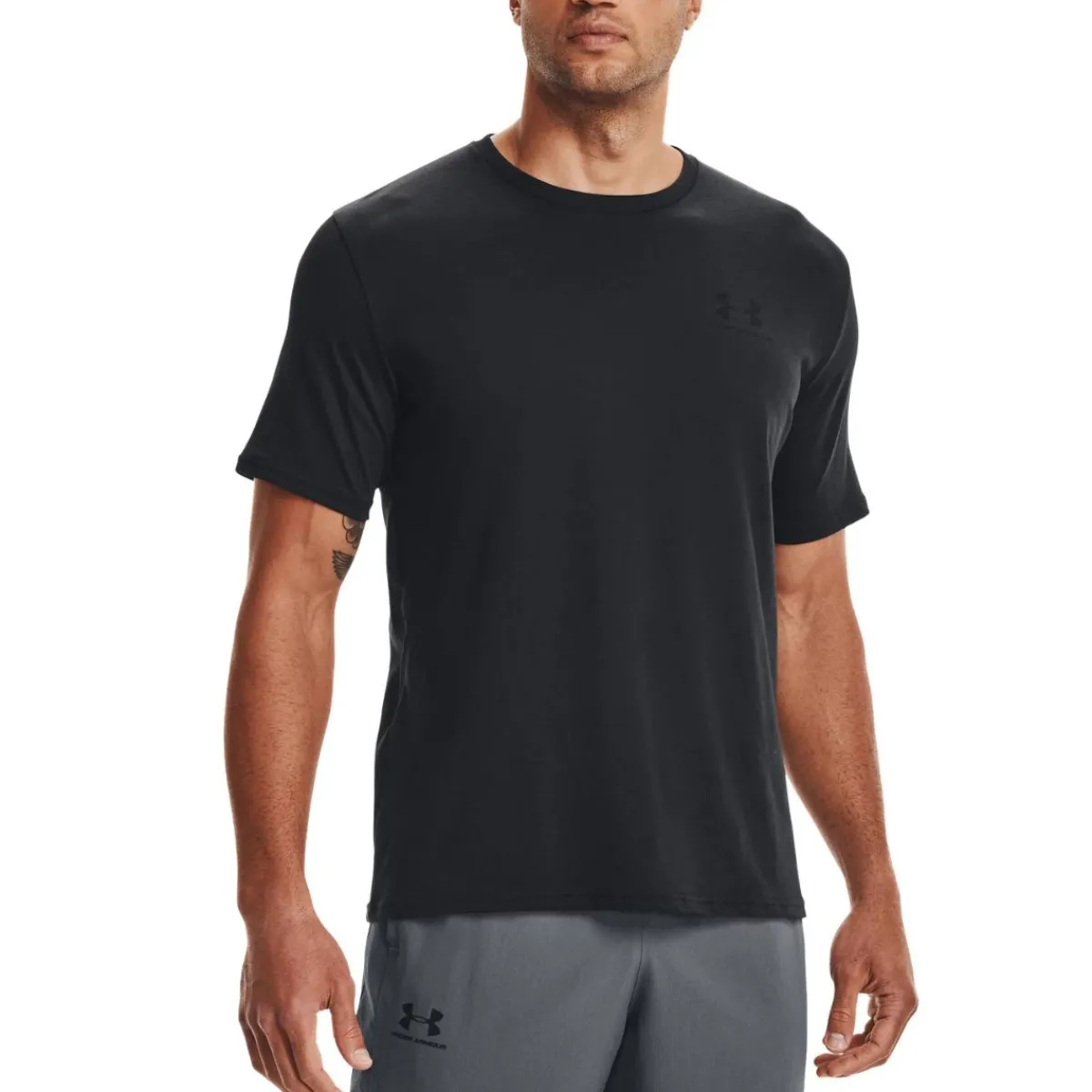 Under Armour Shirts|Swimwear<Men's Sportsyle Left Chest Short Sleeve T-Shirt Black