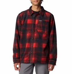 Columbia Shirts|Swimwear<Men's Steens Mountain II Printed Jacket Sail Red Omblur