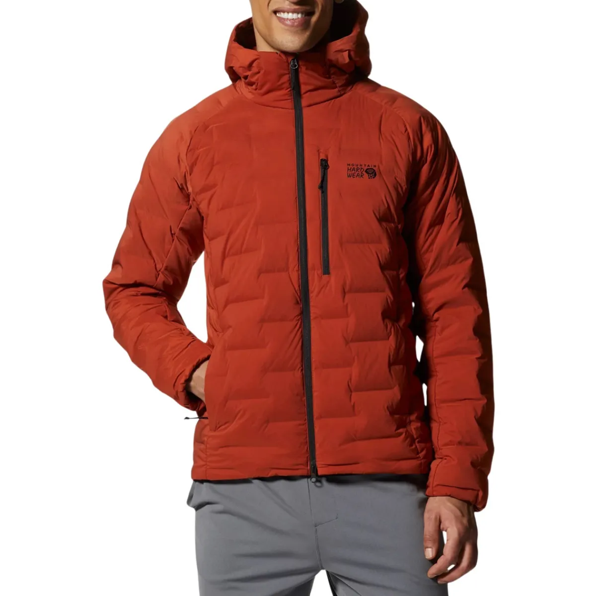 Mountain Hardwear Insulated Jackets|Windbreaker Jackets<Men's Stretchdown Hoodie Dark Copper