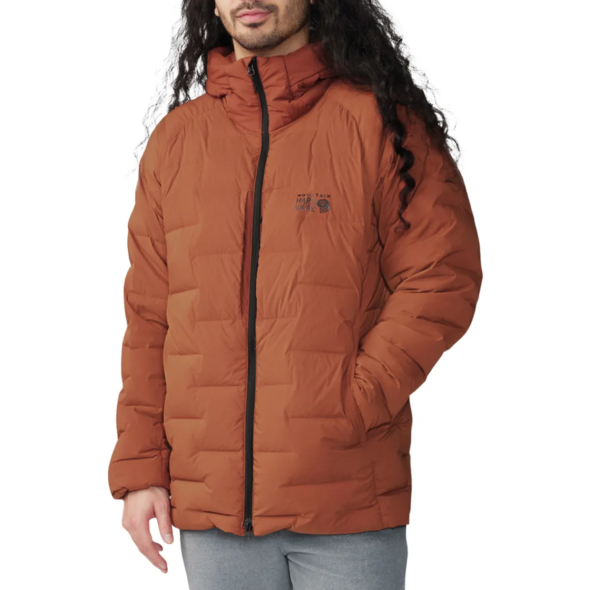 Mountain Hardwear Insulated Jackets|Windbreaker Jackets<Men's Stretchdown Parka Iron Oxide