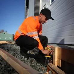 Gatts Safety Shoes|Work Outerwear<Men's STX2LS High Visibility Long Sleeve T-Shirt Orange