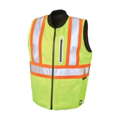 Tough Duck Safety Shoes|Work Outerwear<Men’s SV14 Reversible Sleeveless Safety Vest
