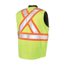 Tough Duck Safety Shoes|Work Outerwear<Men’s SV14 Reversible Sleeveless Safety Vest