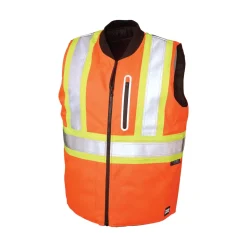 Tough Duck Safety Shoes|Work Outerwear<Men’s SV14 Reversible Sleeveless Safety Vest