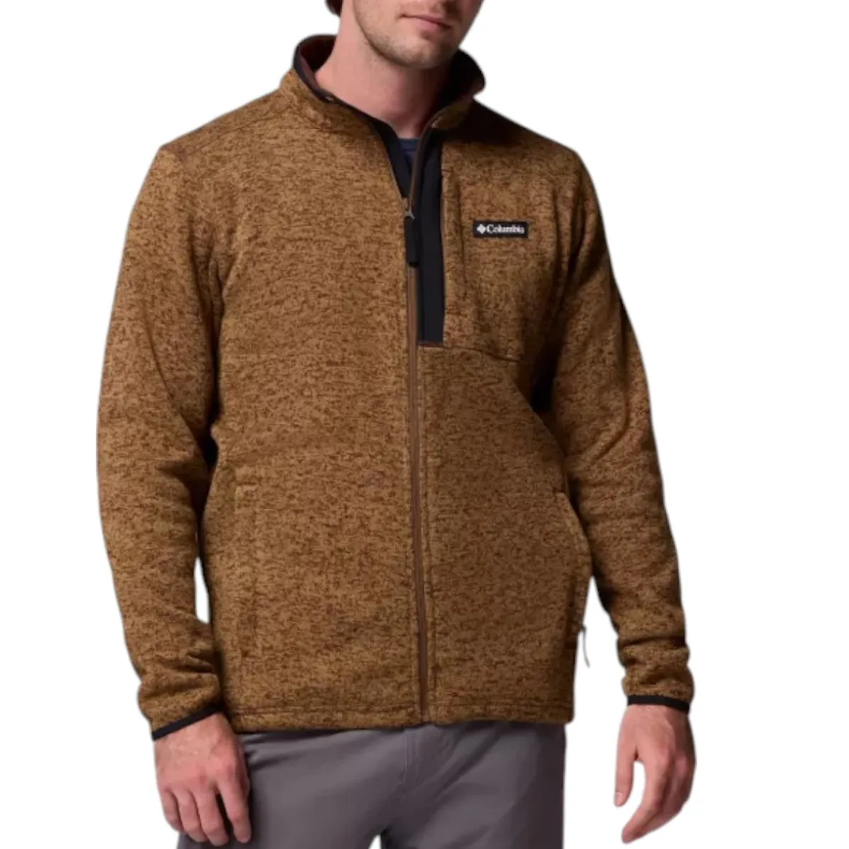 Columbia Shirts|Swimwear<Men's Sweater Weather Fleece Full Zip Jacket Tobacco Heather