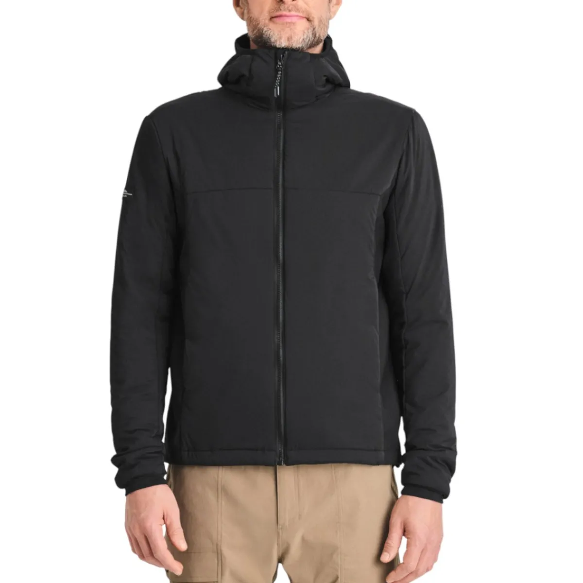 Chlorophylle Insulated Jackets|Windbreaker Jackets<Men's Synergie Mid-Season Insulated Jacket Pure Black