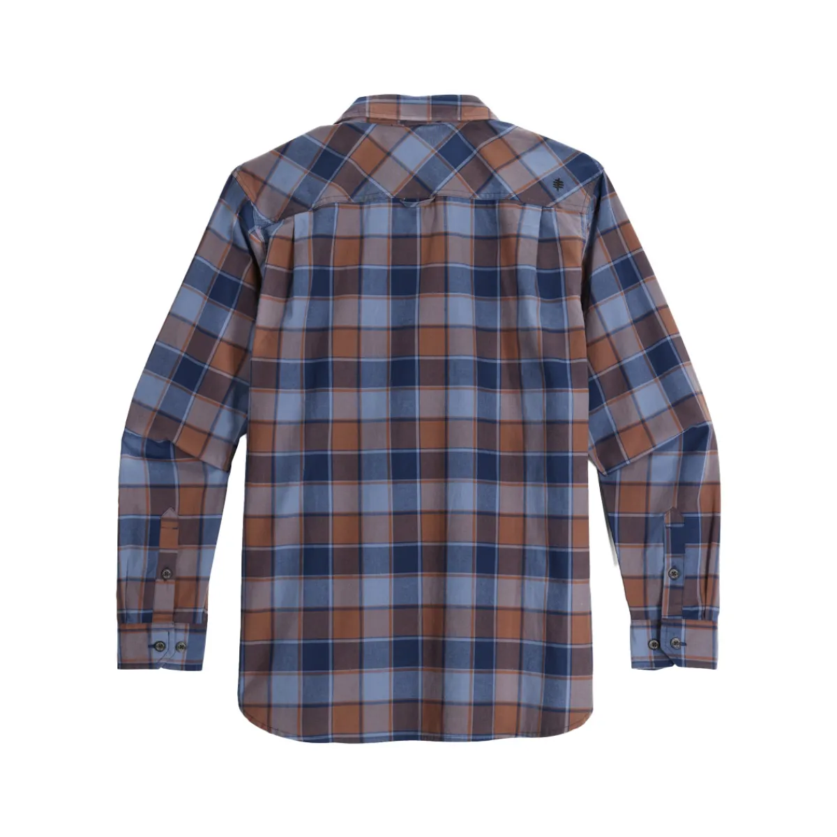 Royal Robbins Shirts|Swimwear<Men's Tamarack Long Sleeve Shirt Deep Blue Canyon Pld