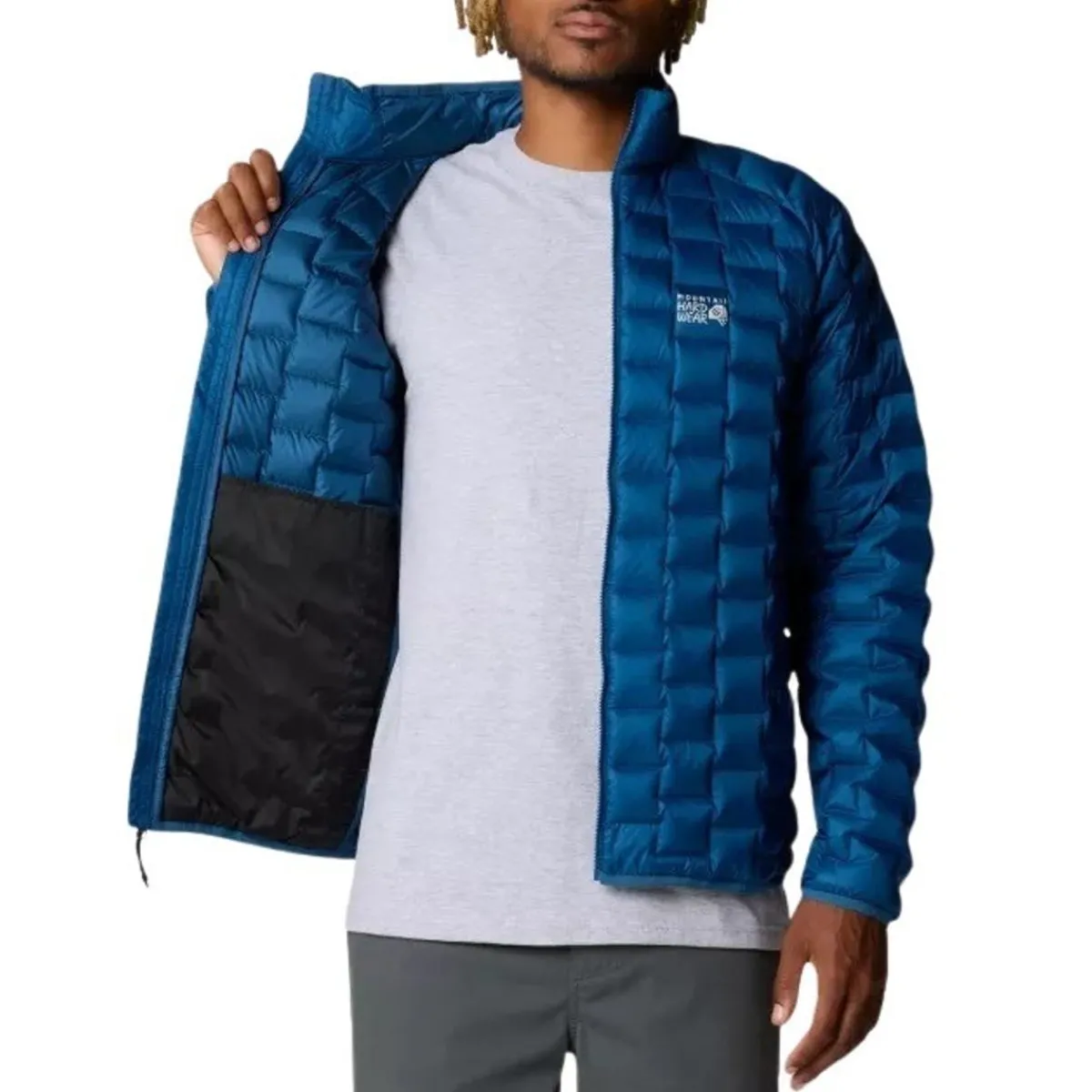 Mountain Hardwear Insulated Jackets|Windbreaker Jackets<Men's Temescalborz Down Jacket Blue Horizon