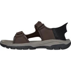 Skechers Casual Shoes|Sandals And Mules<Men's Tresmen Reece Relaxed Fit Slip-In Sandals Chocolate