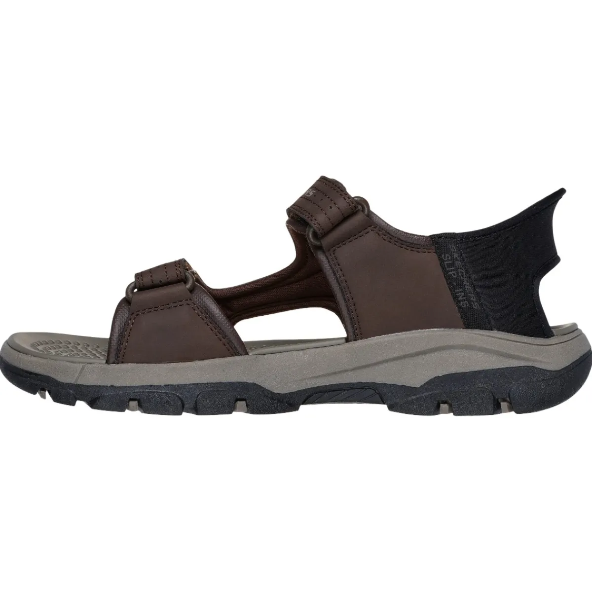 Skechers Casual Shoes|Sandals And Mules<Men's Tresmen Reece Relaxed Fit Slip-In Sandals Chocolate