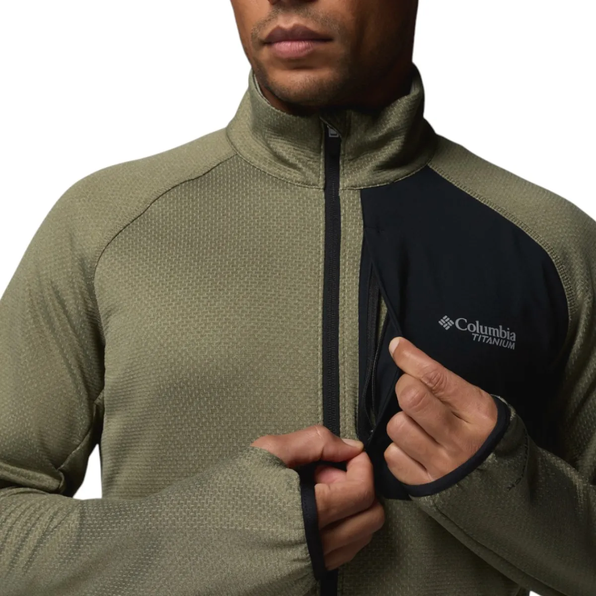 Columbia Shirts|Swimwear<Men's Triple Canyon Grid Fleece II Full Zip Jacket