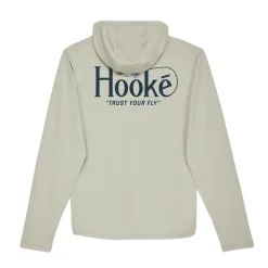 Hooké Waders And Wading Boots|Fishing Shirts And T-Shirts<Men's Trust Your Fly Sun Hoodie Agate Grey