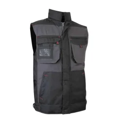 Hugo Strong Safety Shoes|Work Outerwear<Men's Two-Toned Sleeveless Vest Grey/Black