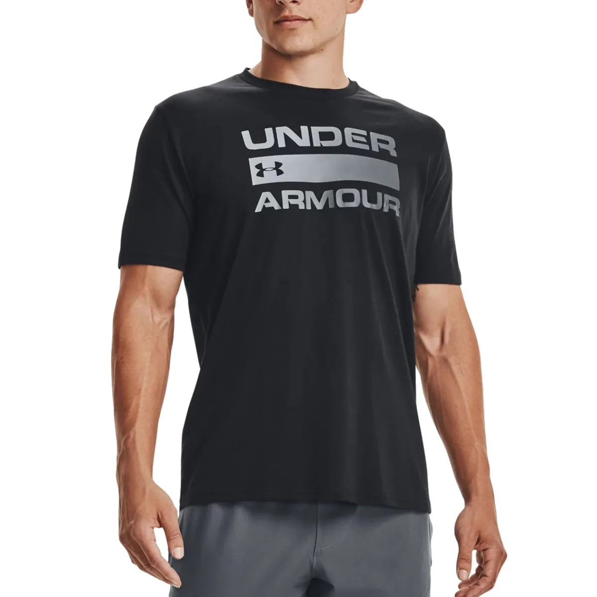 Under Armour Shirts|Swimwear<Men's UA Team Issue T-Shirt Black / Rhino Gray