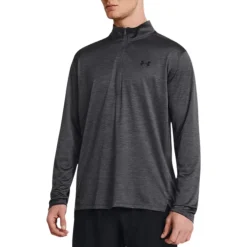Under Armour Shirts|Swimwear<Men's UA Tech™ Vent Half-Zip Shirt Castlerock / Black