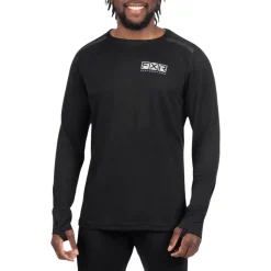 FXR Boxers And Panties|Socks<Men's Vapour Merino Long Sleeve Sweater Black