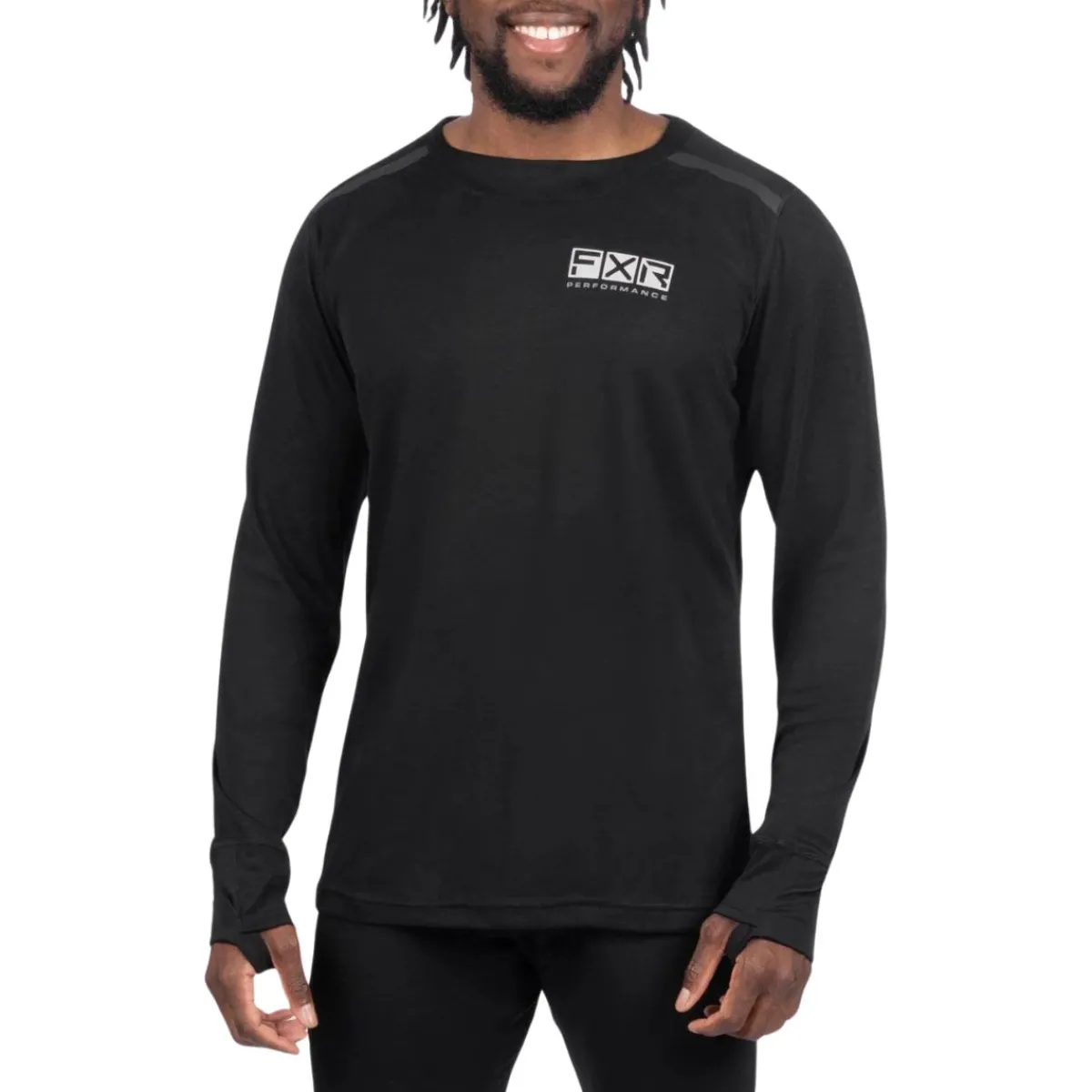 FXR Boxers And Panties|Socks<Men's Vapour Merino Long Sleeve Sweater Black