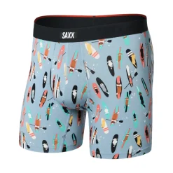 SAXX Boxers And Panties|Socks<Men's VibeExtra Boxer Brief Cloudbank Camo-Navy