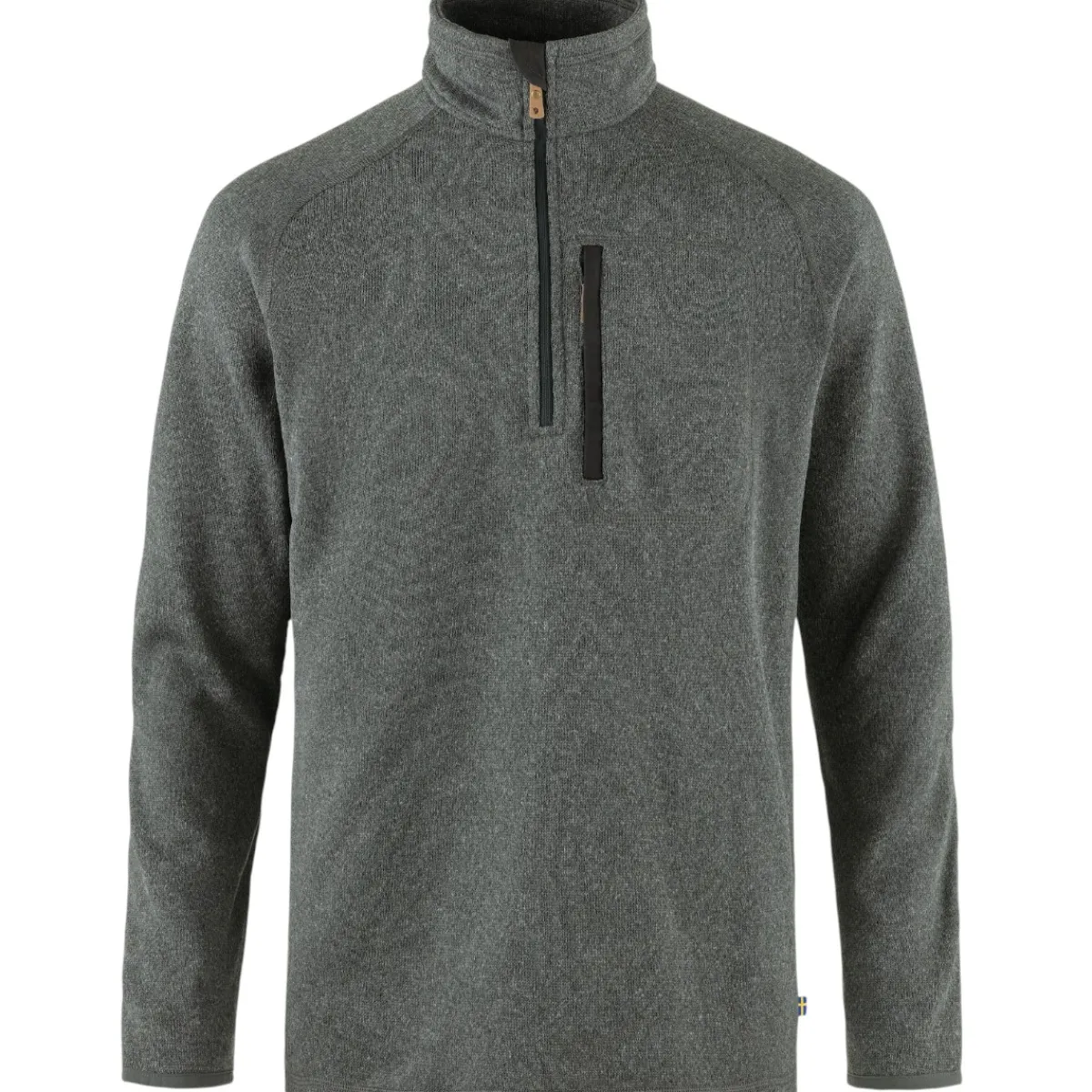 Fjällräven Shirts|Swimwear<Men's Övik Long Sleeve Fleece Sweater Dark Grey