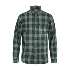 Fjällräven Shirts|Swimwear<Men's Övik Travel LS Shirt Dark Navy - Patina Green