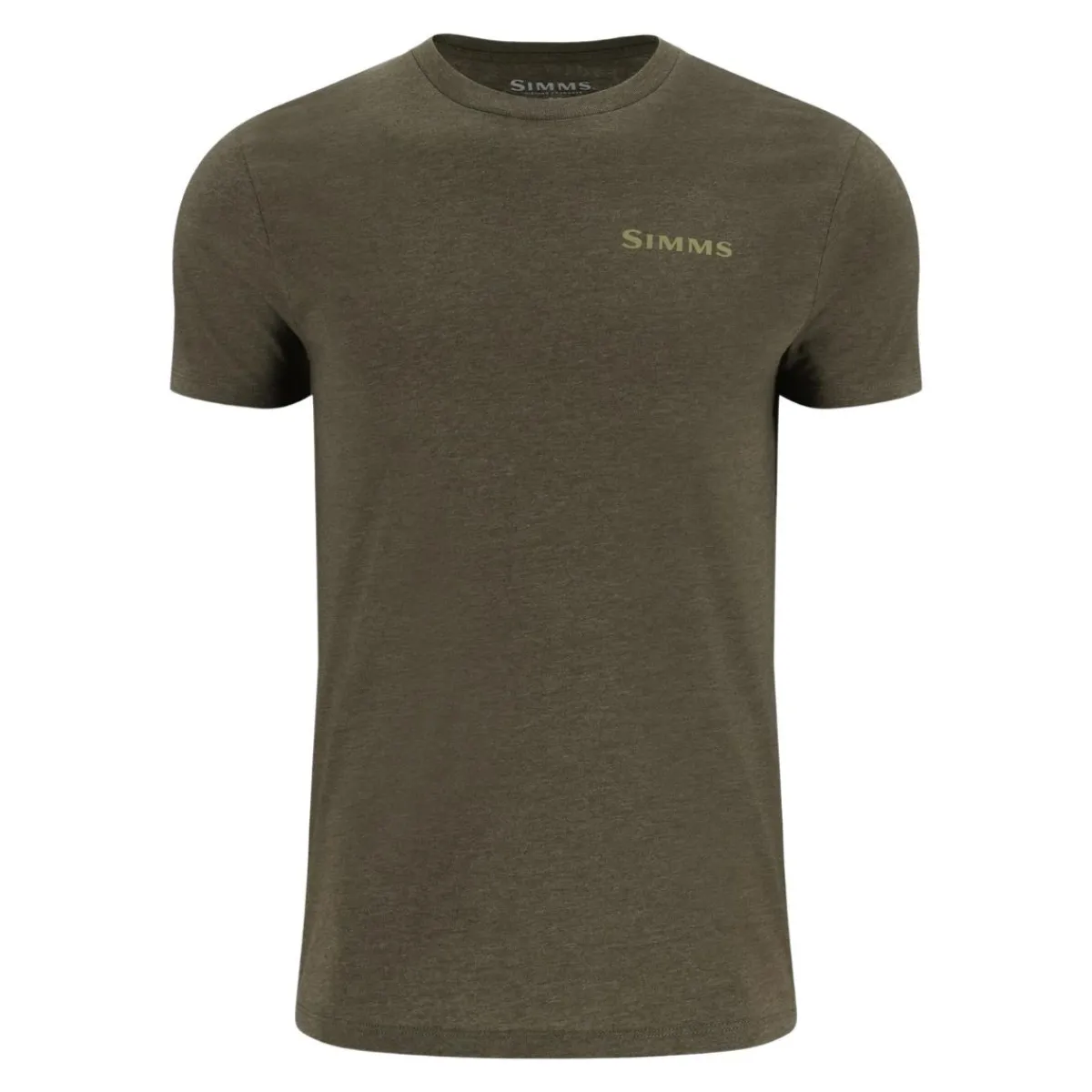 Simms Waders And Wading Boots|Fishing Shirts And T-Shirts<Men's Walleye Scene T-Shirt Military Heather