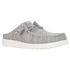 Hey Dude Casual Shoes|Sandals And Mules<Men's Wally Slip Strech Sox Shoes Granite Grey