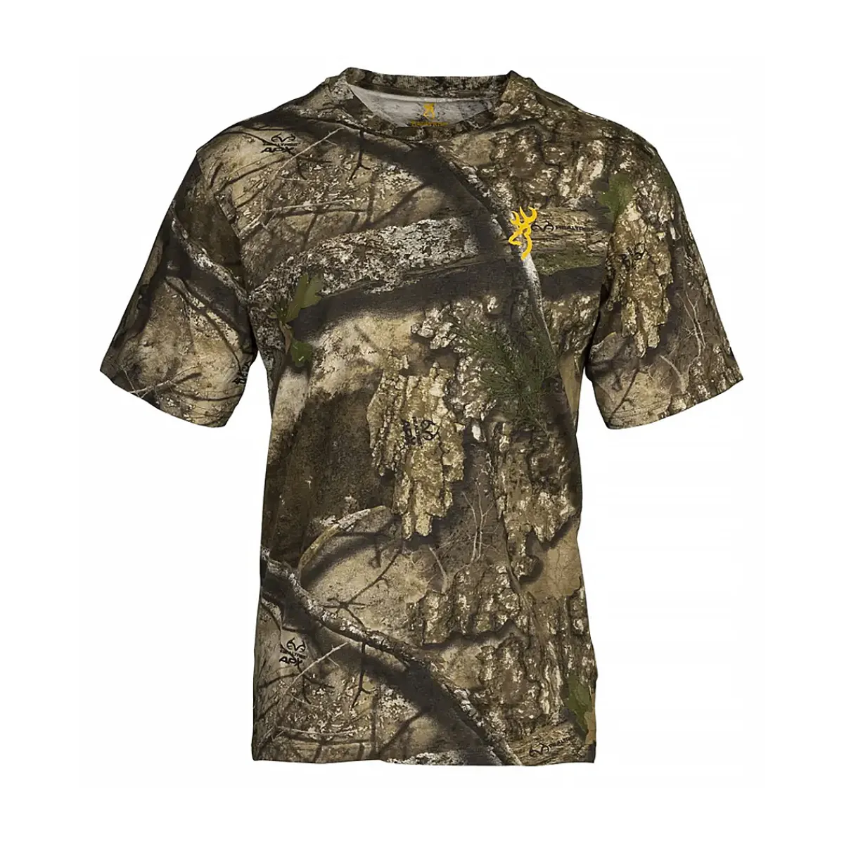 Browning Shirts And Sweaters|Vests And Accessories<Men's Wasatch Short Sleeve T-shirt Realtree APX