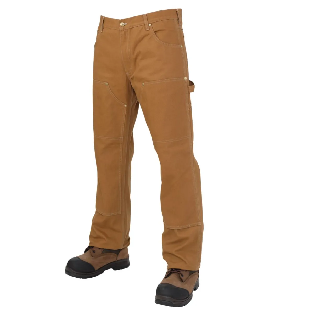 Tough Duck Safety Shoes|Work Outerwear<Men's Wash Duck Double Front Work Pants