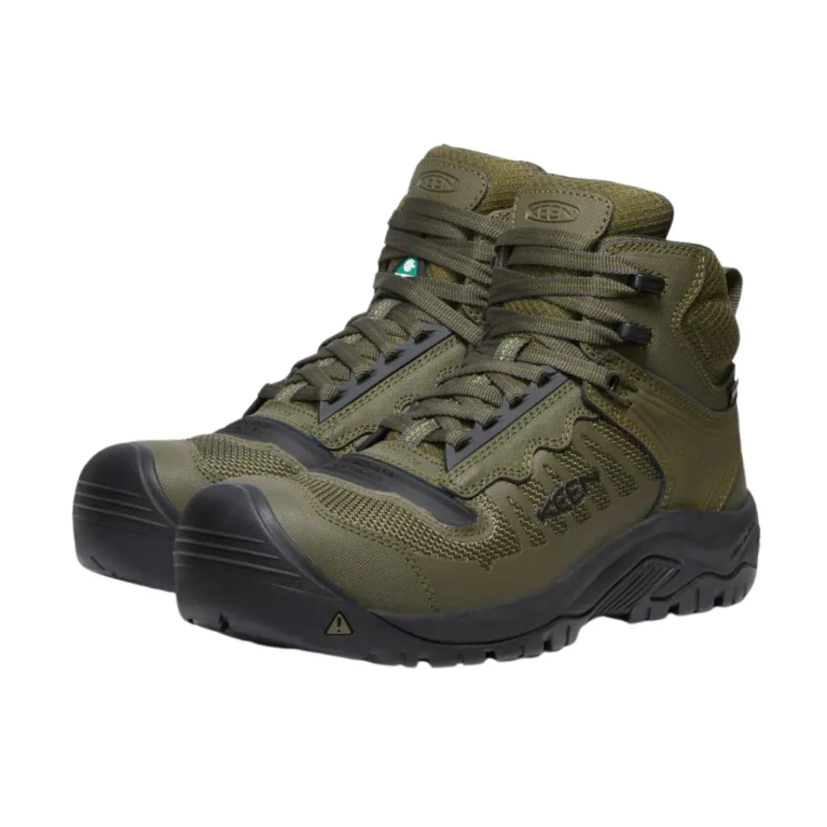 Keen Utility Safety Shoes|Work Outerwear<Men's Waterproof Mid Work Boots Dark Olive