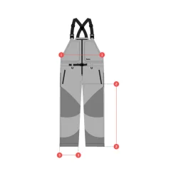Hooké Waders And Wading Boots|Fishing Shirts And T-Shirts<Men's Waterproof Offroad Bib Black