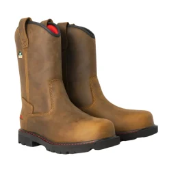 Royer Safety Shoes|Work Outerwear<Men’s 10'' Wellington Classic Safety Boots Brown