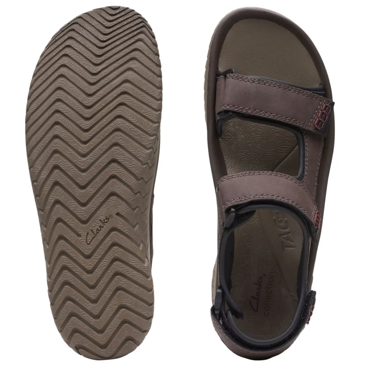 Clarks Casual Shoes|Sandals And Mules<Men's Wesley Bay Sandals Brown