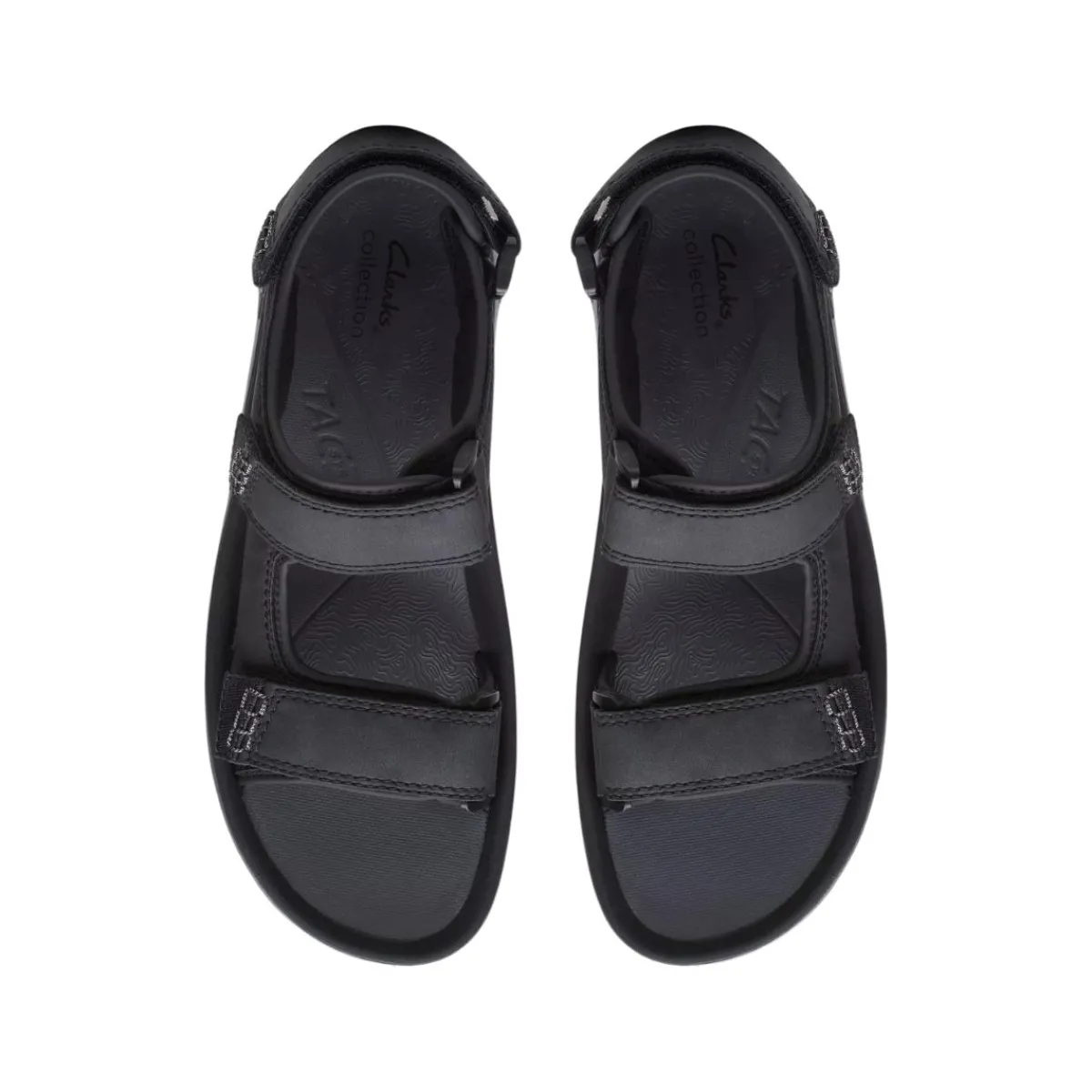 Clarks Casual Shoes|Sandals And Mules<Men's Wesley Bay Sandals Black