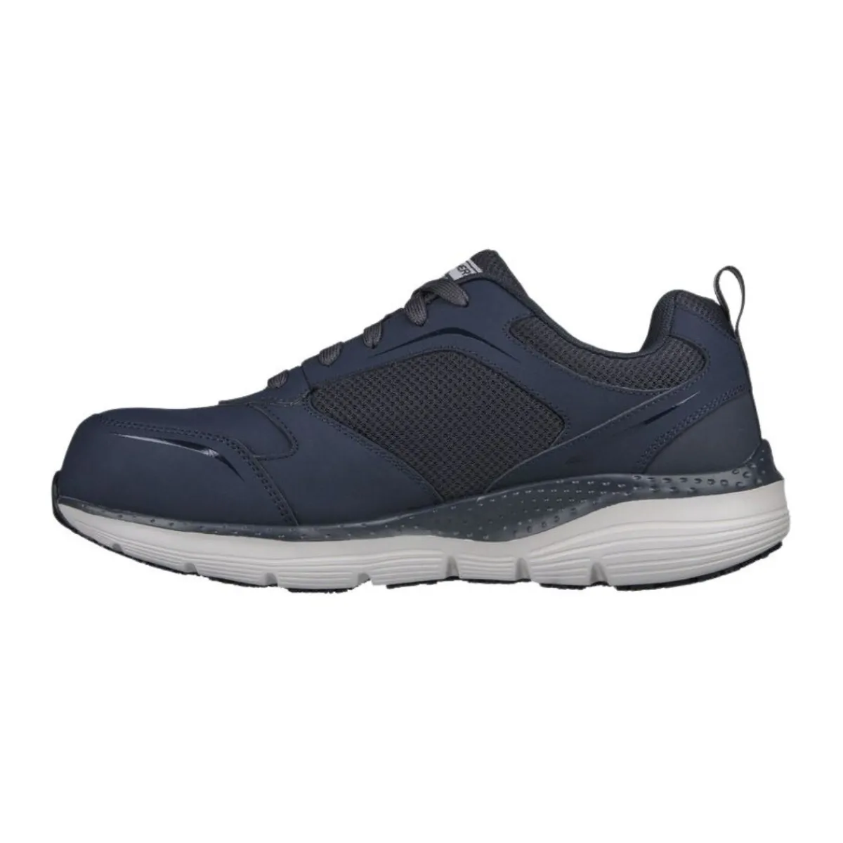Skechers Casual Shoes|Sandals And Mules<Men's Wide Arch Fit SR - Angis Comp Toe Shoes Navy / Grey