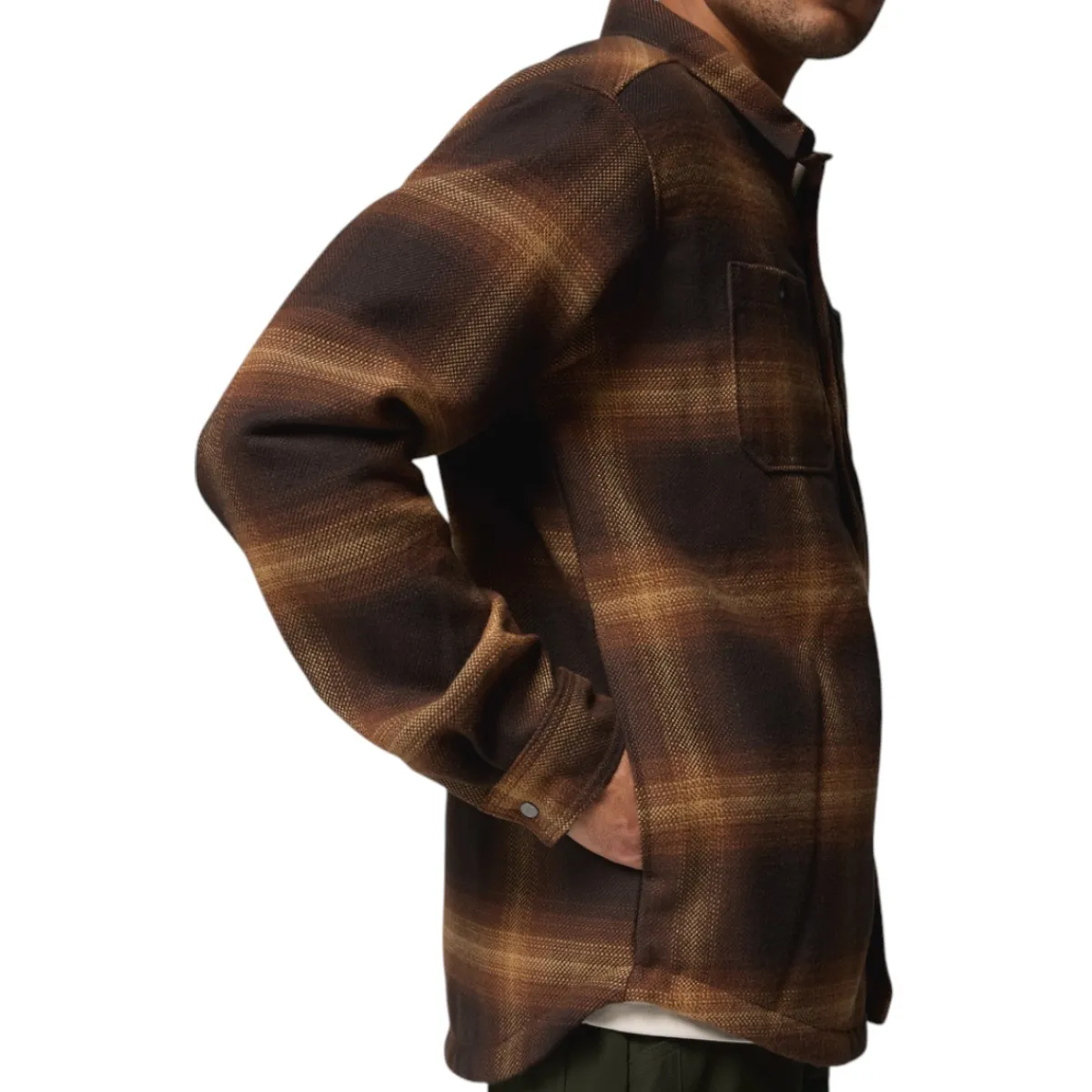 Columbia Shirts|Swimwear<Men's Windward II Shirt Jacket Tobacco Blurred Ombre