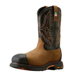 Ariat Safety Shoes|Work Outerwear<Mens WorkHog XTR 11 Rye Brown/Black