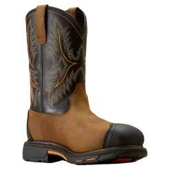 Ariat Safety Shoes|Work Outerwear<Mens WorkHog XTR 11 Rye Brown/Black