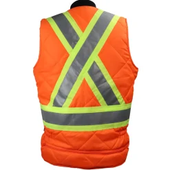 Gatts Safety Shoes|Work Outerwear<Men’s 540XR Reversible Lined High-Visibility Jacket Black