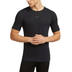 Icebreaker Boxers And Panties|Socks<Men's 125 ZoneKnit™ Short Sleeve Thermal Shirt Black