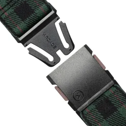 Arcade Belts|Hats And Caps<Plaid Belt Emerald Wine