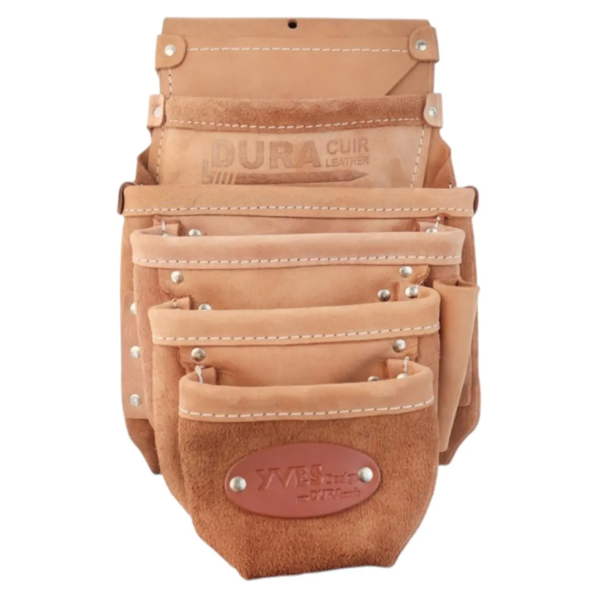 Dura Cuir Safety Shoes|Work Outerwear<6-pocket Tool Bag Natural