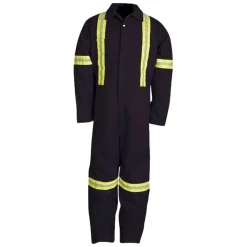 Premium Twill Lined Coverall with Reflective Material