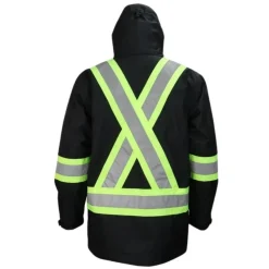 Gatts Safety Equipment|Safety Shoes<Reversible 4 in 1 High Visibility Jacket Black