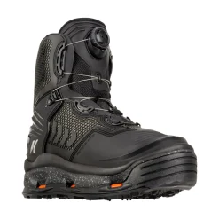 Korkers Waders And Wading Boots|Fishing Shirts And T-Shirts<River Ops Boa Fishing Boots with Felt & Vibram Soles Black, Cool Grey