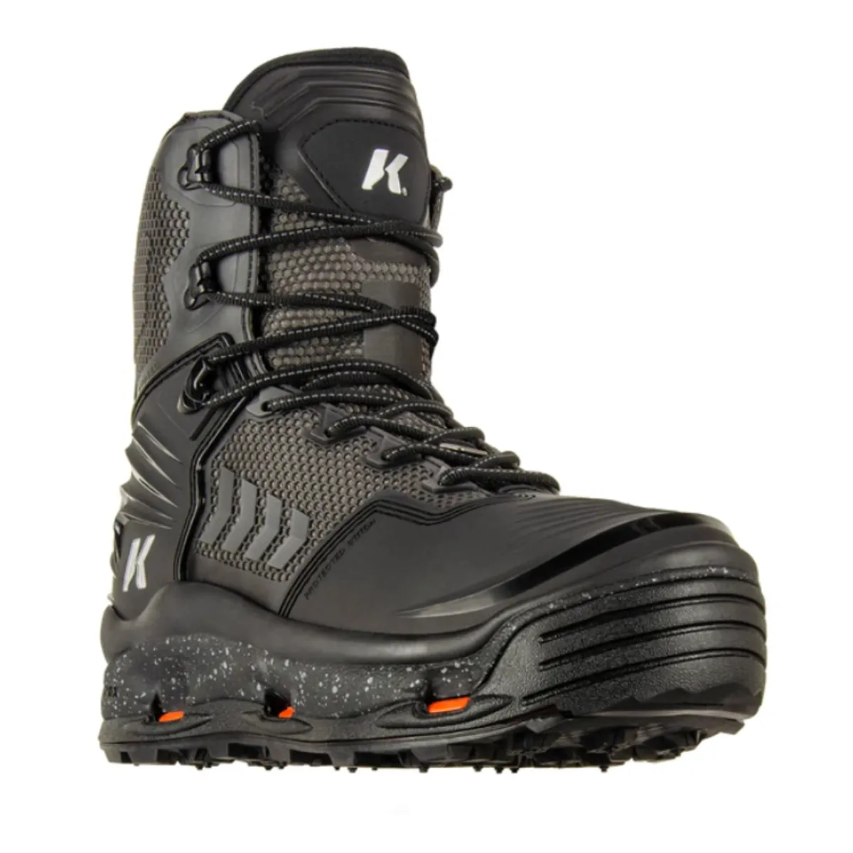 Korkers Waders And Wading Boots|Fishing Shirts And T-Shirts<River Ops Fishing Boots Black / Carrier Grey