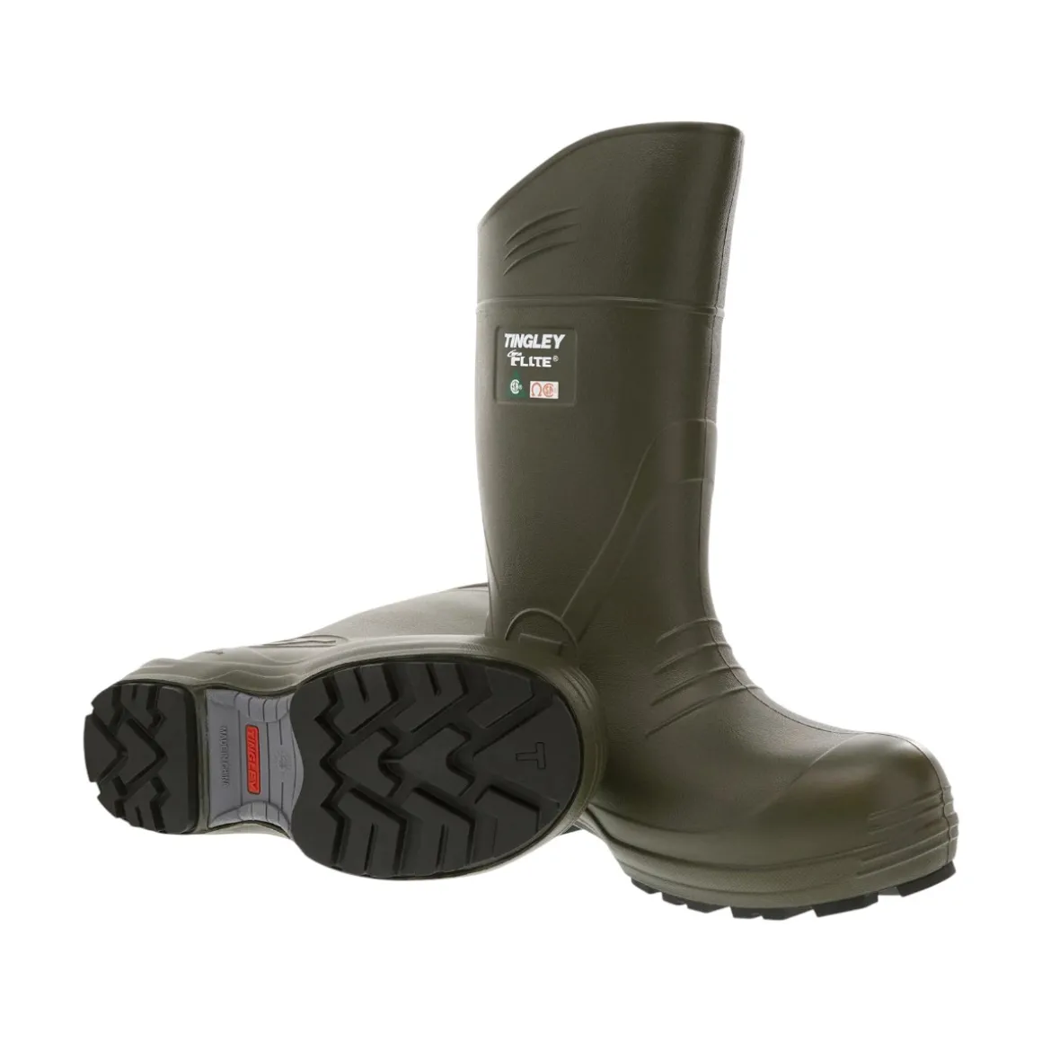 Unisex Flite CSA Green Patch Knee Boots