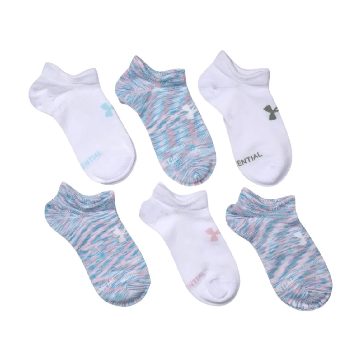 Unisex UA Essentials No Show Socks - 6 pairs